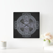 Oude Granite Celtic Irish Clock Vierkante Klok (Huis)