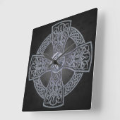 Oude Granite Celtic Irish Clock Vierkante Klok (Hoek)