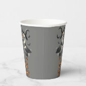 Oude grap Goose Bump Halloween Papieren Bekers (Rechts)