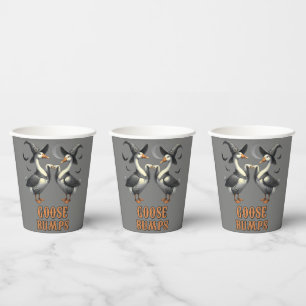 Oude grap Goose Bump Halloween Papieren Bekers