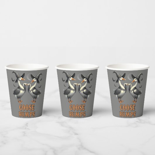 Oude grap Goose Bump Halloween Papieren Bekers (Multi)