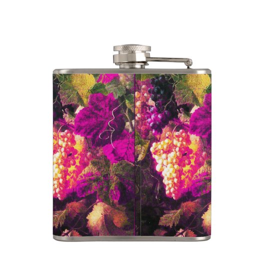 OUDE GRAPE VINEYARD GRAPES EN DRUIVEN MONOGRAM HEUPFLES (Achterkant)