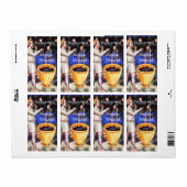 OUDE GRAPE VINEYARD HARVEST ETIKET (Full Sheet)