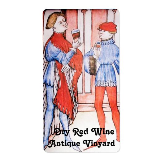 OUDE GRAPE VINEYARD RED RED WINE TASTING ETIKET (Voorkant)