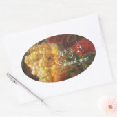 OUDE GRAPE VINEYARD WINE-TASTPARTIJ, Dank u Ovale Sticker (Envelop)