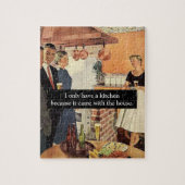 Oude grappige bruidsdouche / House Warming Party Legpuzzel (Verticaal)