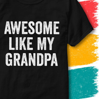 Oude Grappige Familie Spreuk Geweldig Net Als Mijn T-shirt