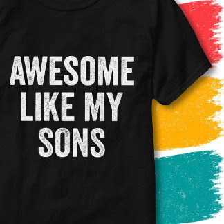 Oude Grappige Familie Spreuk Geweldig Net Als Mijn T-shirt