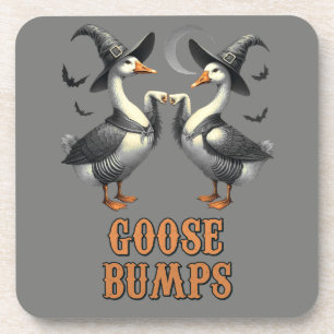 Oude Grappige Gans Stomp Halloween Bier Onderzetter