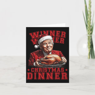 Oude grappige humoristische Trump winnaar winnaar Kaart