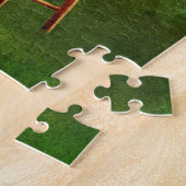 Oude Grappige Konijn En Paasei Legpuzzel (Zijkant)