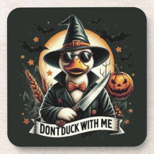 Oude Grappige Niet Kwijlen Met Mij Halloween Bier Onderzetter