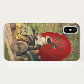 Oude grappige Pasen, konijn ei auto Case-Mate iPhone Case (Achterkant (horizontaal))
