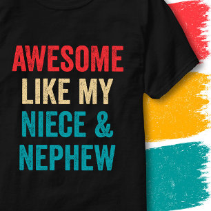 Oude Grappige Spreuk Geweldig Zoals Mijn Nichten e T-shirt