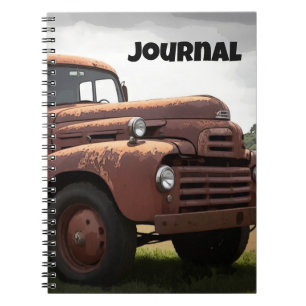 Oude Grappige Vrachtwagen  Classic Art Journal Notitieboek