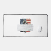 Oude Great Dane Patriottische Vlag Vectorontwerp_1 Bureaumat (Keyboard & Muis)