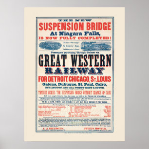 Oude Great Western Railway-poster Poster