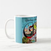 Oude Green Bay WI koffiemok (Links)