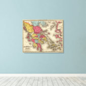 Oude Griekenland 2 Canvas Afdruk (Insitu (Houten vloer))