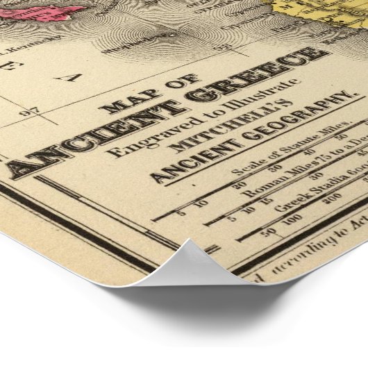 Oude Griekenland 2 Poster (Hoek)