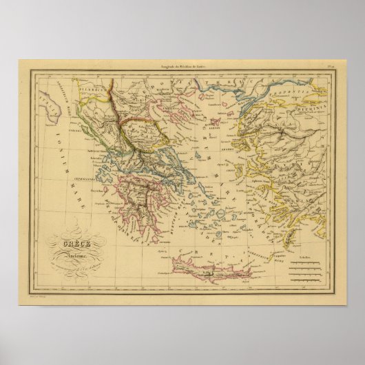 Oude Griekenland aan het begin van het Christelijk Poster (Voorkant)