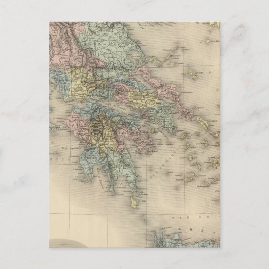 Oude Griekenland Briefkaart (Voorkant)