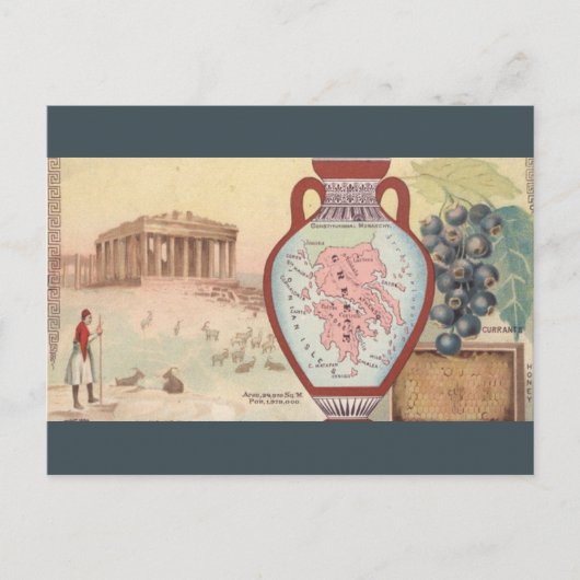 Oude Griekenland Briefkaart (Voorkant)