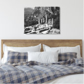 Oude Griekenland Delphi Apollo Tempel Canvas Afdruk (Insitu (Slaapkamer))