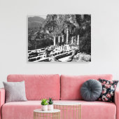 Oude Griekenland Delphi Apollo Tempel Canvas Afdruk (Insitu (Woonkamer))