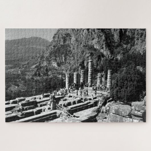 Oude Griekenland Delphi Apollo Tempel Legpuzzel (Horizontaal)