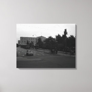 Oude Griekenland Delphi Oude paleis Canvas Afdruk
