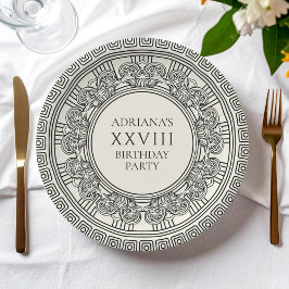 Oude Griekenland of Rome thema verjaardagsfeestje Papieren Bordje