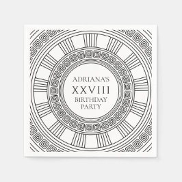 Oude Griekenland of Rome thema verjaardagsfeestje Servet