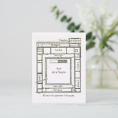 Oude Griekenland, Olympia, plan van de Gymnasium Briefkaart (Staand voorkant)