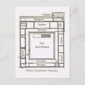 Oude Griekenland, Olympia, plan van de Gymnasium Briefkaart (Voorkant)