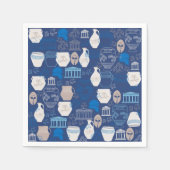 Oude Griekenland Papieren servetten (Voorkant)