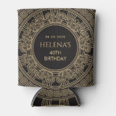 Oude Griekenland partij met AANGEPASTE KLEUREN Blikjeskoeler (Voorkant)