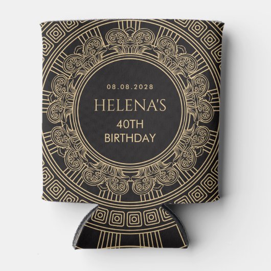 Oude Griekenland partij met AANGEPASTE KLEUREN Blikjeskoeler (Voorkant)