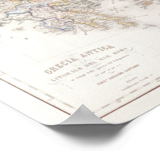 Oude Griekenland Poster (Hoek)