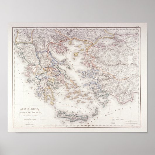 Oude Griekenland Poster (Voorkant)