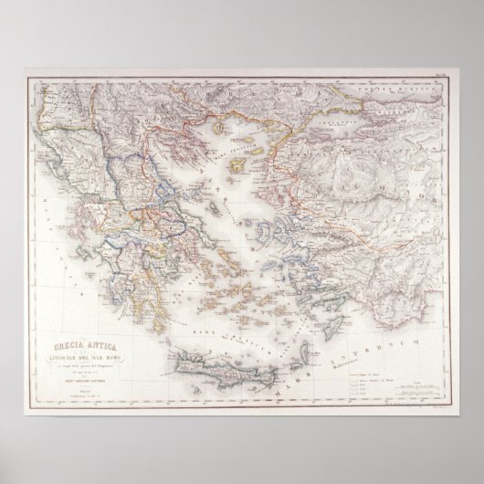 Oude Griekenland Poster (Voorkant)