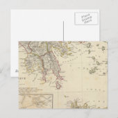 Oude Griekenland, zuidelijk Briefkaart (Voorkant / Achterkant)