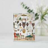 Oude Grieks Briefkaart (Staand voorkant)