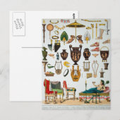 Oude Grieks Briefkaart (Voorkant / Achterkant)