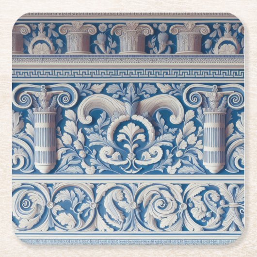 Oude Grieks Kartonnen Onderzetters (Voorkant)