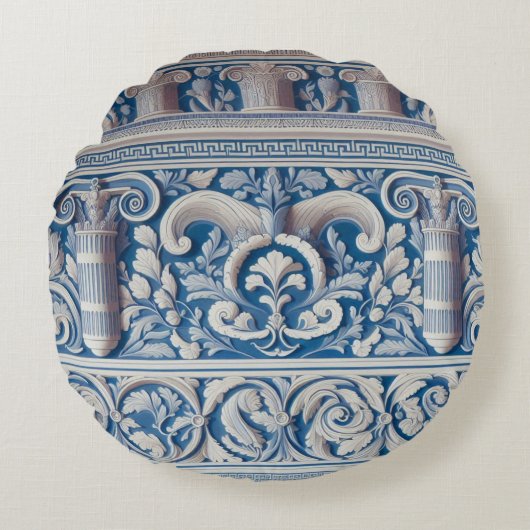 Oude Grieks Rond Kussen (Voorkant)