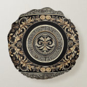 Oude Grieks Rond Kussen (Achterkant)