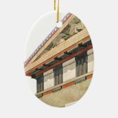 Oude Griekse Architectuur, Tempel van Athena Keramisch Ornament (Achterkant)