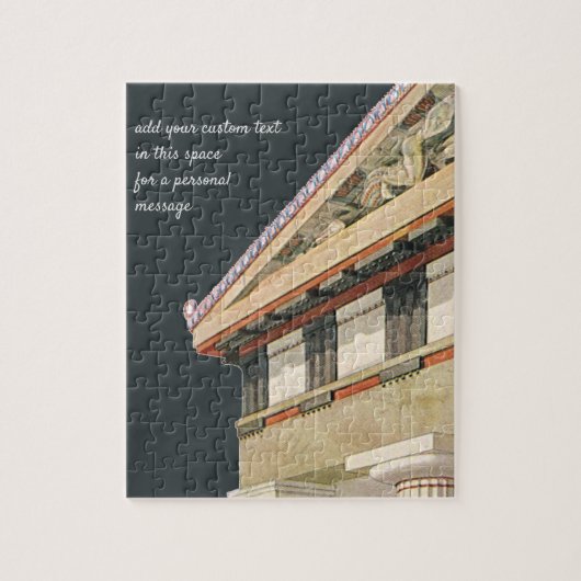 Oude Griekse Architectuur, Tempel van Athena Legpuzzel (Verticaal)