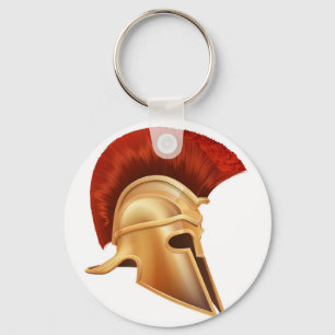 Oude Griekse arrior Helmet Sleutelhanger